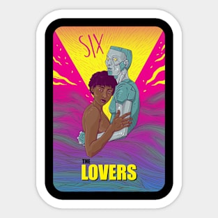 Tarot card art-Futuristic Design Sticker